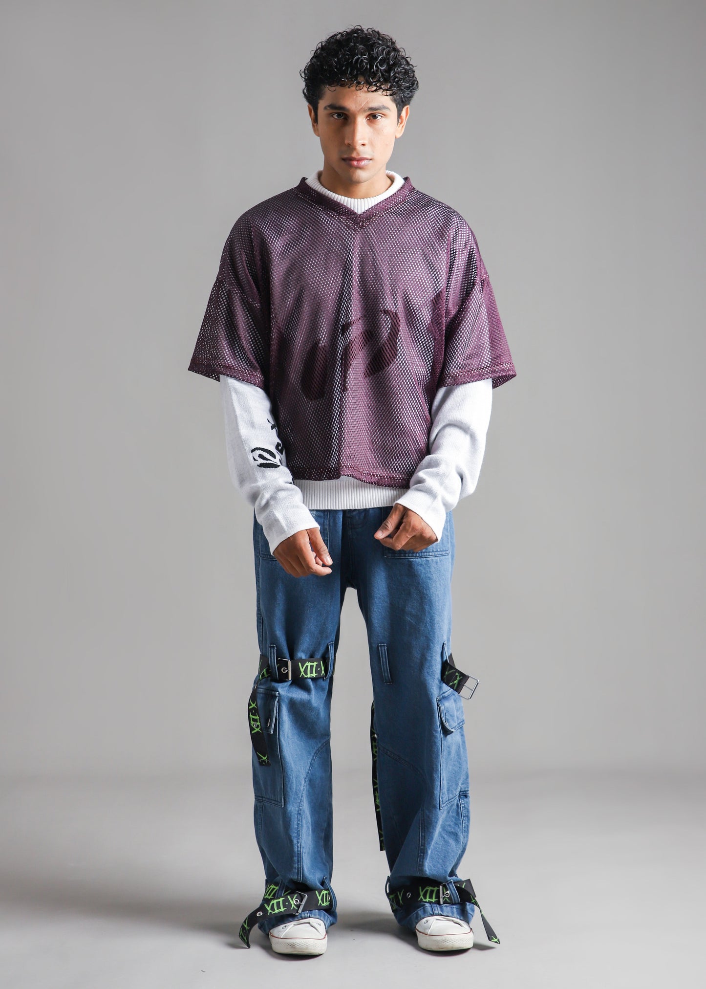 Construction Belt Cargo Denim Jeans