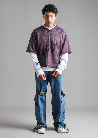 Construction Belt Cargo Denim Jeans