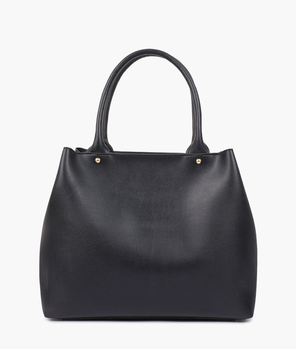 RTW Creation - Black zipper tote bag
