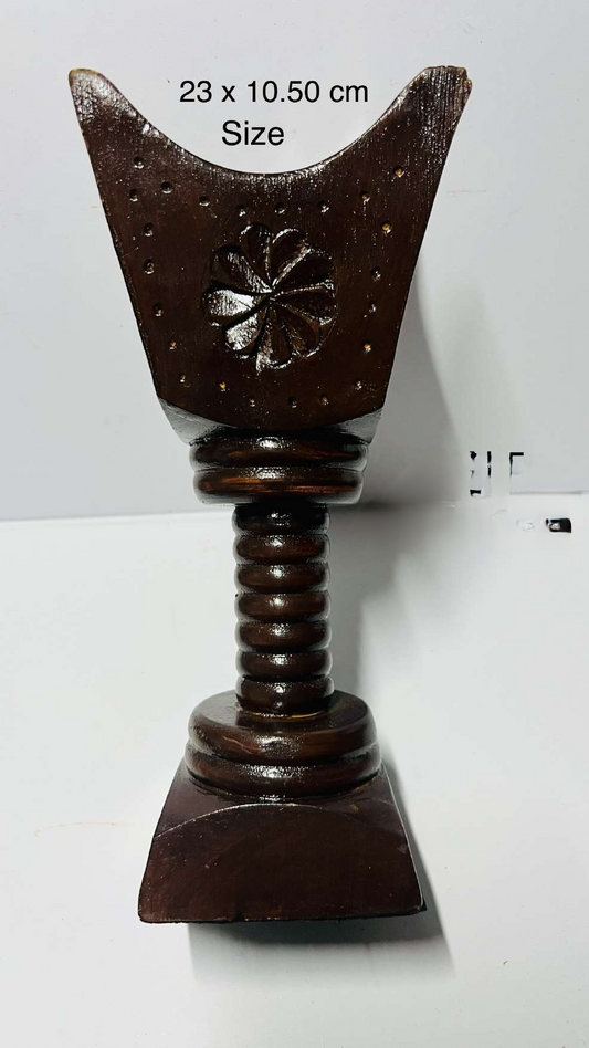 Tradition with our Brown Wooden Bakhoor Incense Burner