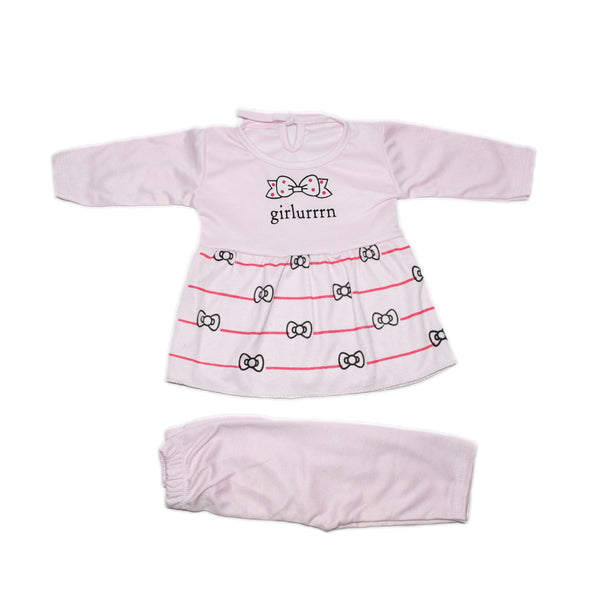 Baby printed dress. Age 0 to 6 months. -3