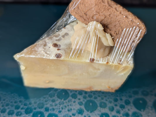 Lotus Cheesecake Soap Slice
