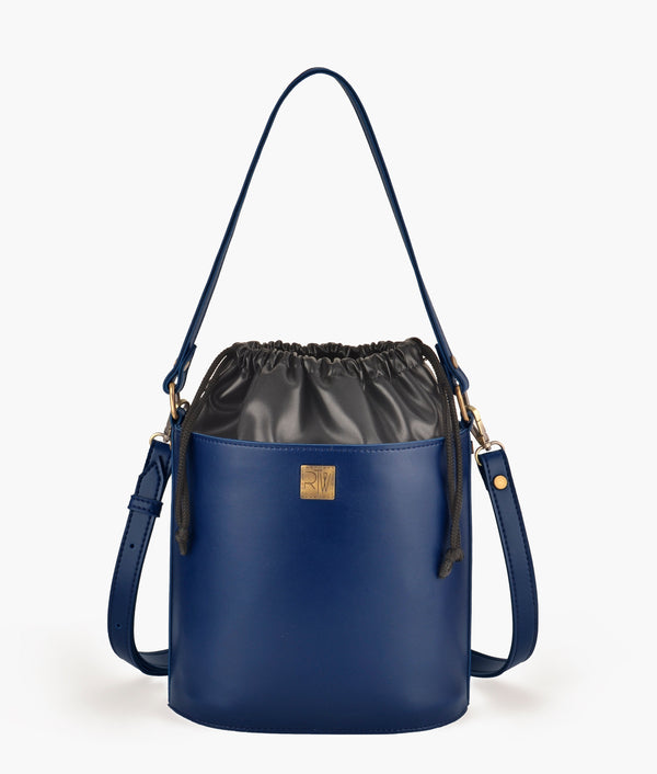 RTW Creation - Blue top-handle bucket bag