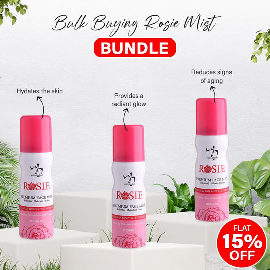 Pack of 3 ROSIE Premium Face Mist 50ml (Each)
