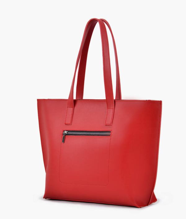 RTW Creation - Red long handle tote bag