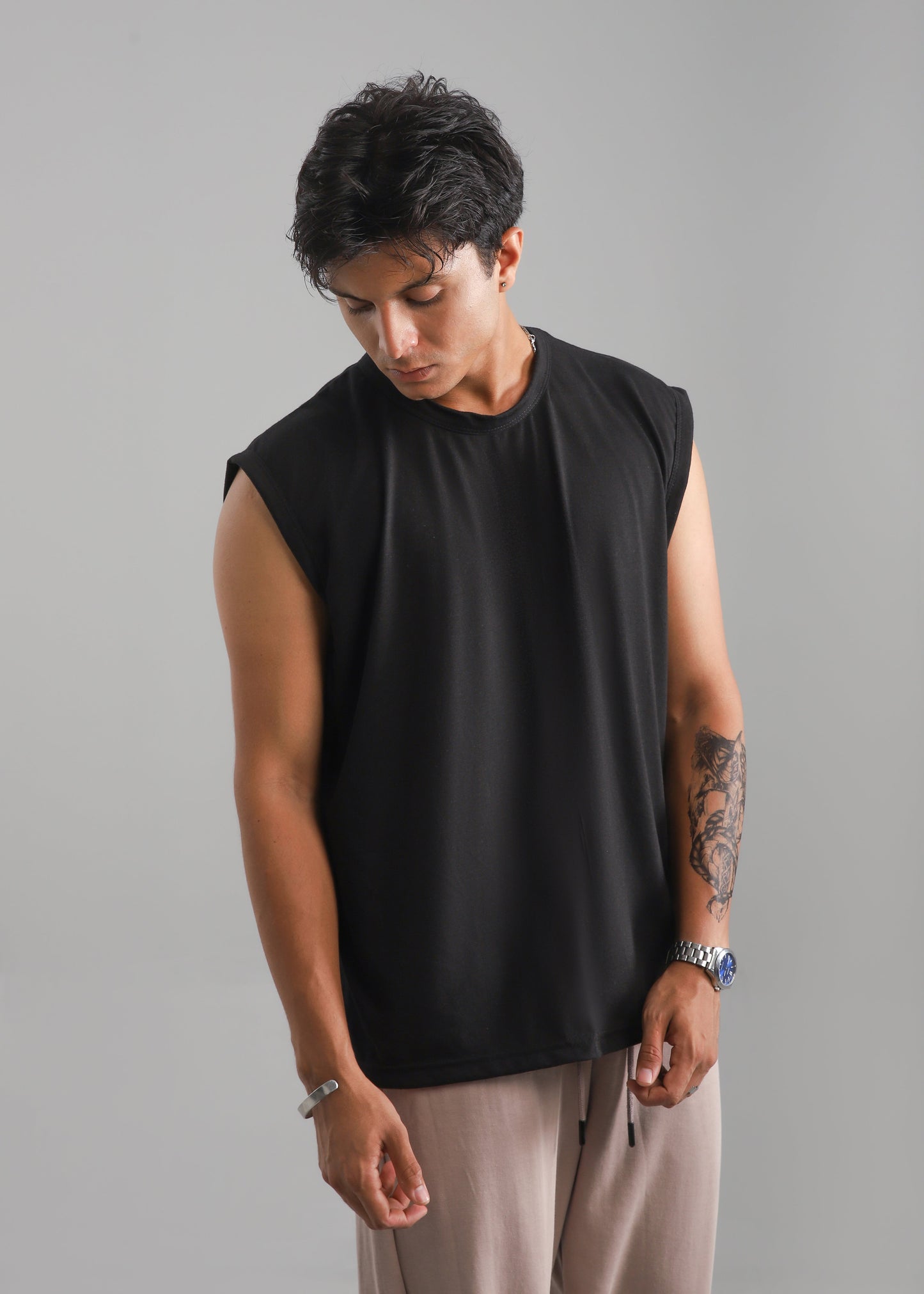 Essential Drop Shoulder Tank Top