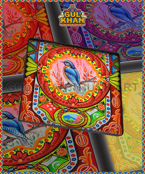 Bird Printed Coaster Design