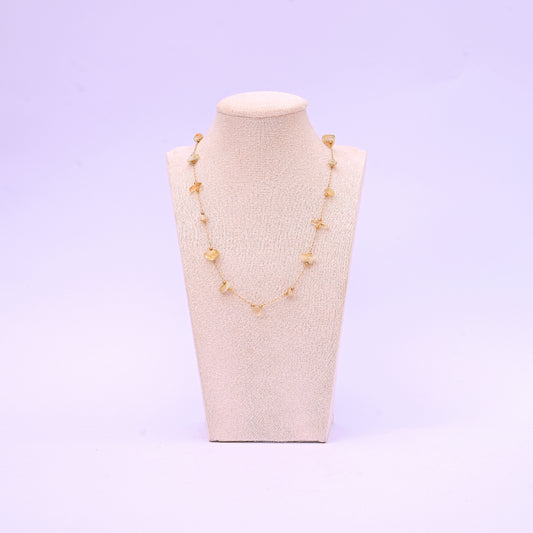 Uncut Beauty Necklace Green Aventurine (Moss Green)