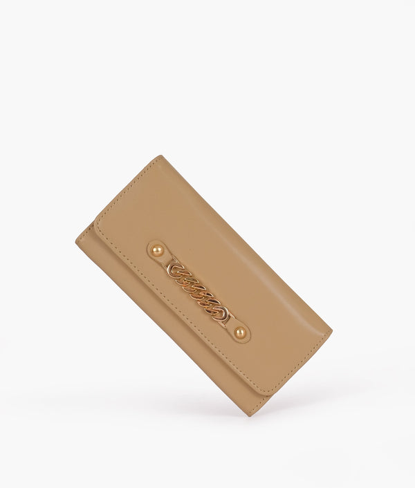 RTW Creation - Beige three-fold wallet