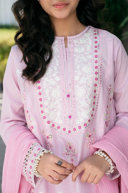 Cotton Lawn Fabric EMBROIDERED 3 PCS SUIT SKU: TSFC-003