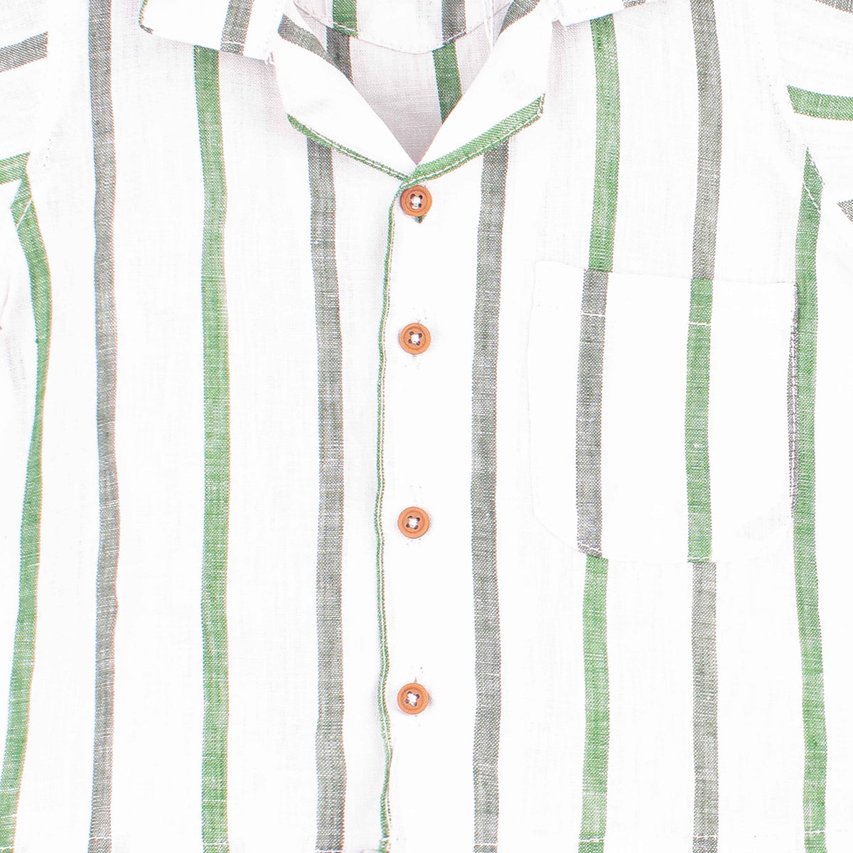 Baby Boy 2 Piece Safari Suit Green Stripes
