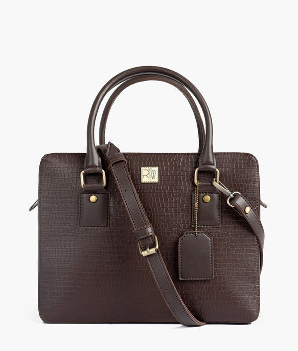 RTW Creation - Dark brown mini duffle bag