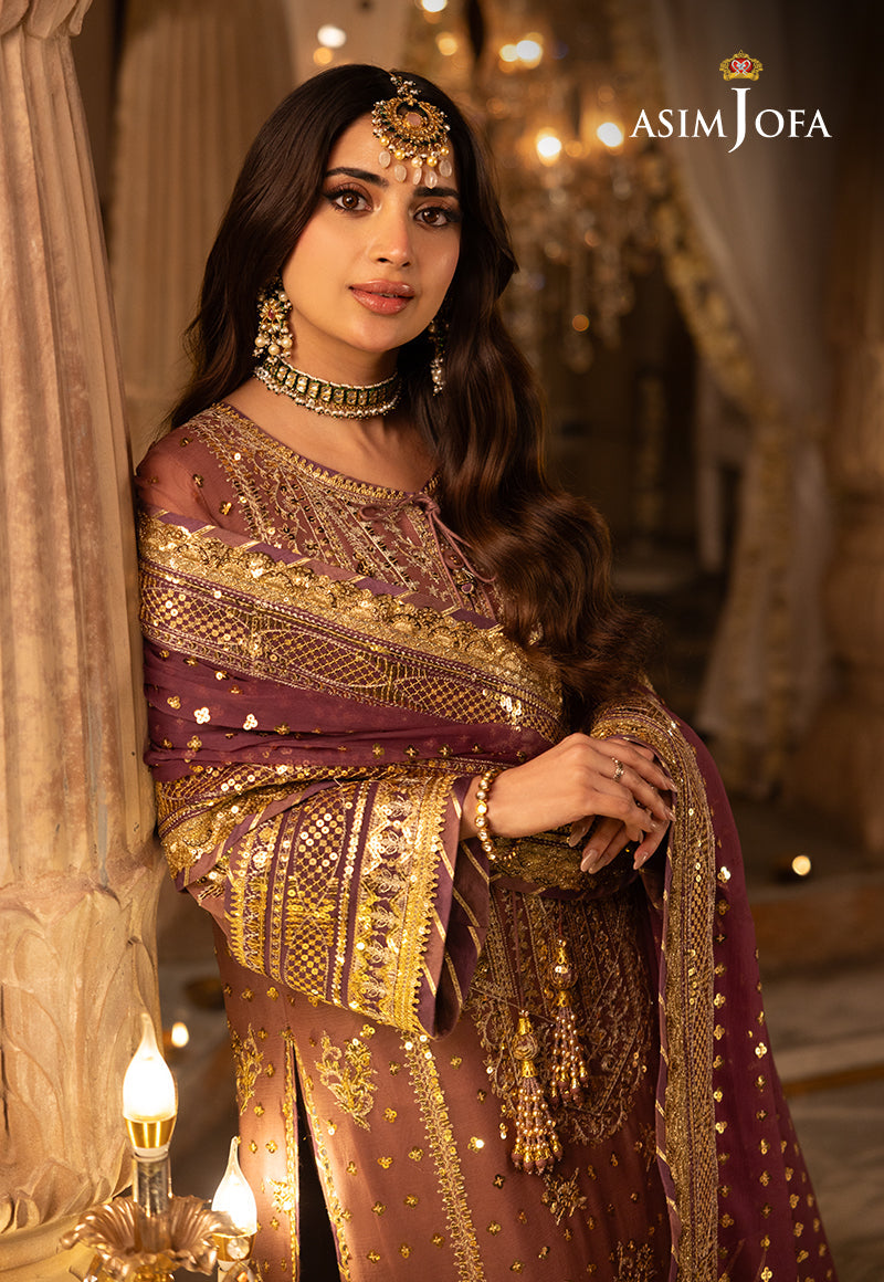 AJSH-17 EMBROIDERED CHIFFON 3 PCS