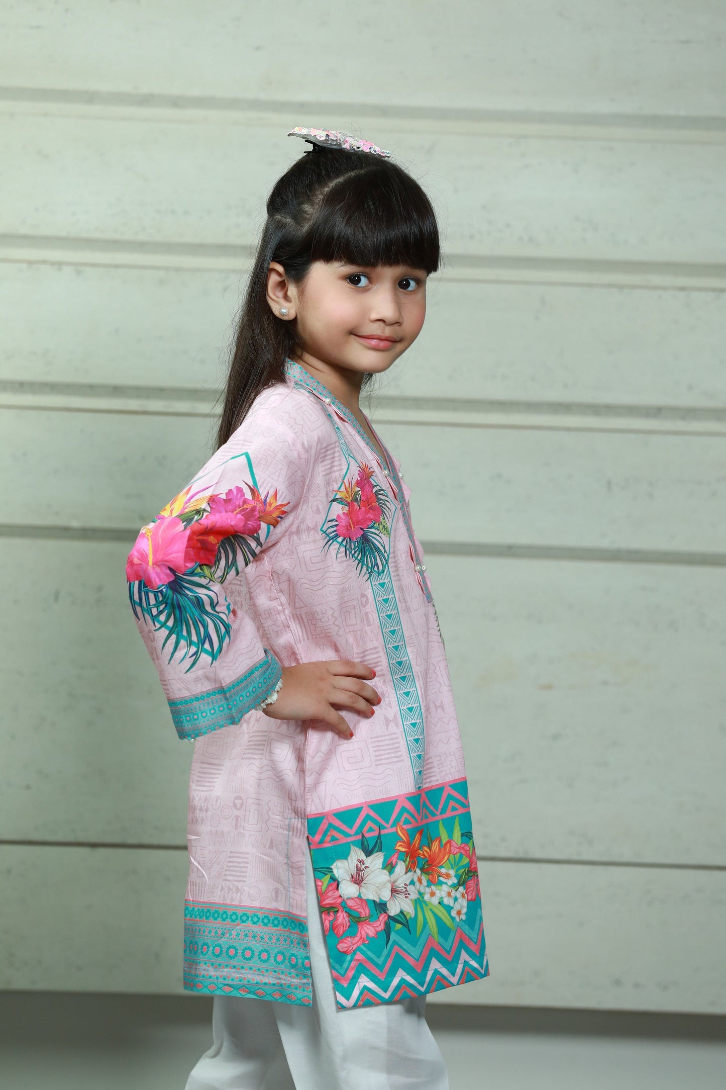 PRST-062 Digital Printed Lawn Shirt & Cotton Trouser
