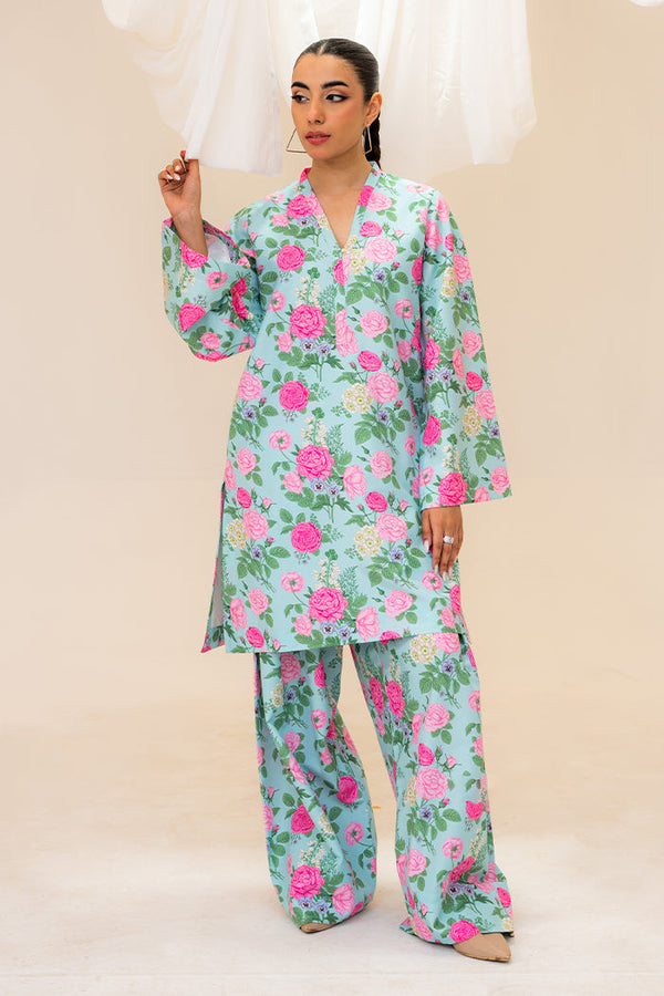 Fleur Co Ords By Sheenora Stitched 2 Piece Lawn Silk Collection'2025-HAZEL