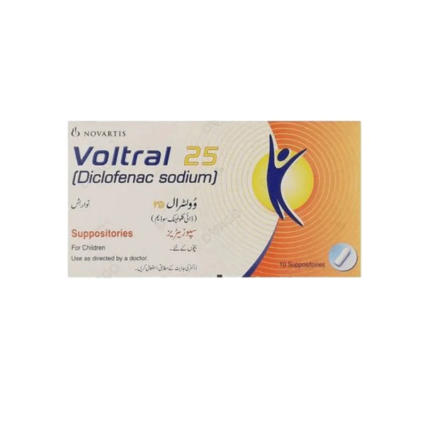 Voltral Supp 25mg 5s (local)