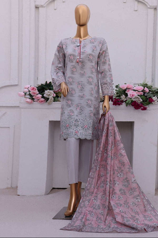 Aashkaar By HZ Stitched 3 Piece Emb Lawn Vol-2 Collection-PEC-117