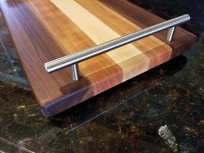 Customised Wooden serving trays with personalised brand person name