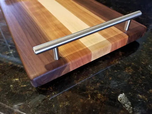 Customised Wooden serving trays with personalised brand person name