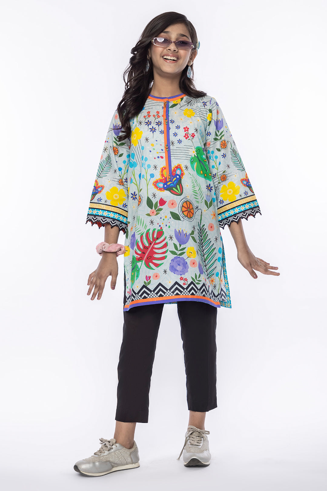 01 PCS Digital Printed Lawn Kurti SKU: MAC-030