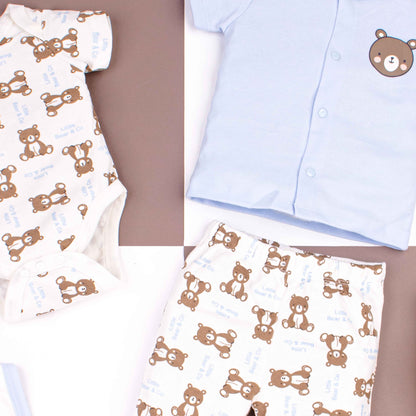 Wonder-Child 7 Piece Starter Set Baby Bear Print