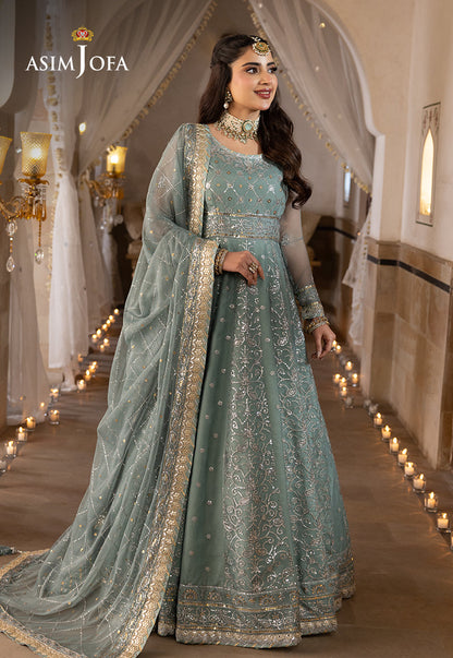 AJSH-14 EMBROIDERED NET 3 PCS