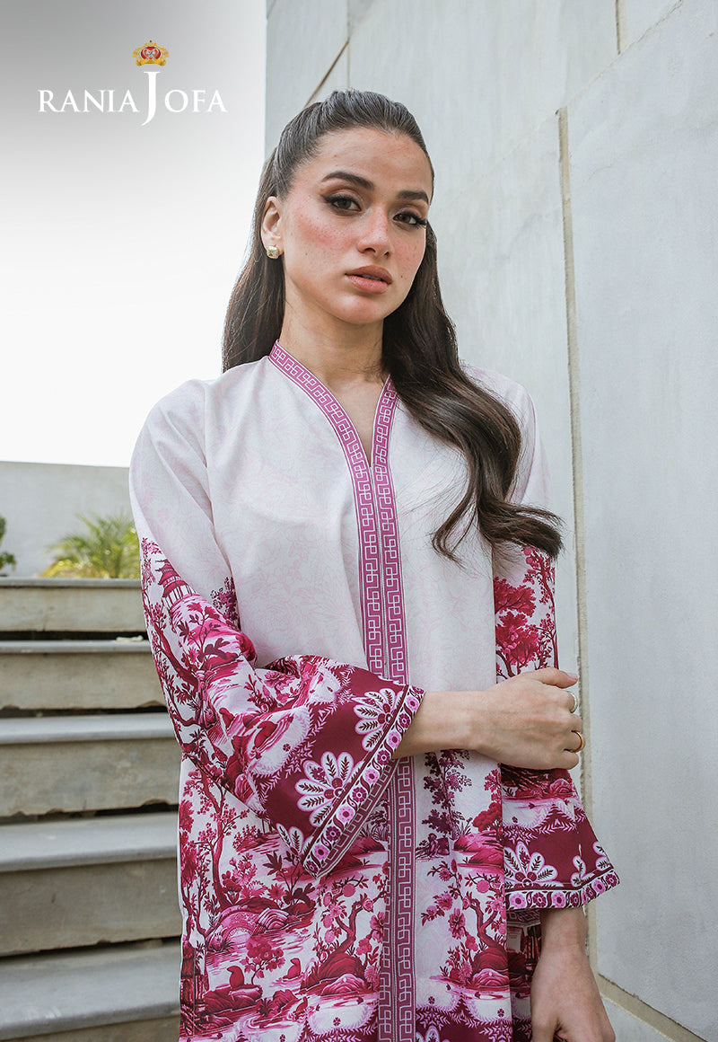 RARE-07 STITCHED PRINTED LAWN 2 PCS