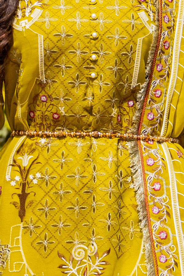 Parishey By Zaaviay Stitched Ayzal B Belt