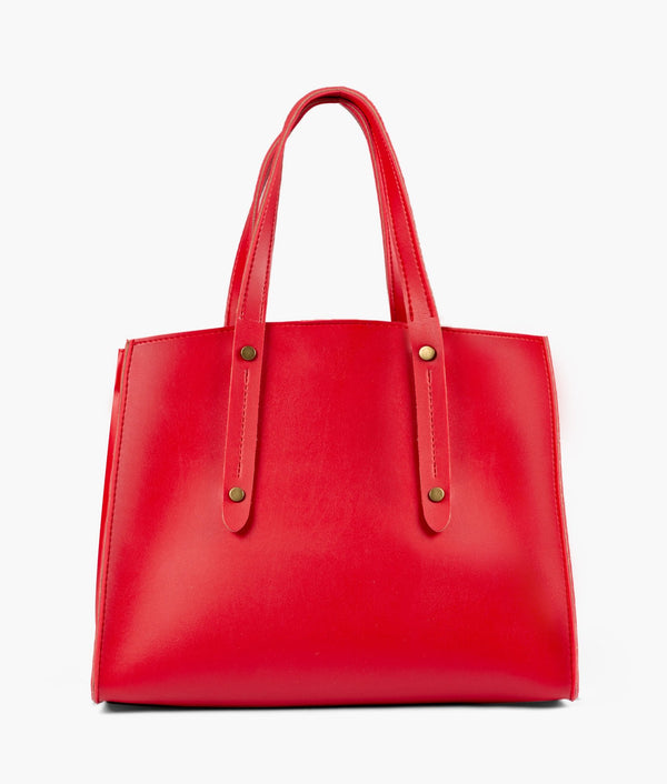 RTW Creation - Red multi compartment satchel bag