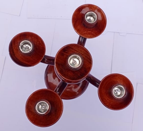 Wooden Candle Stand 5 Stand