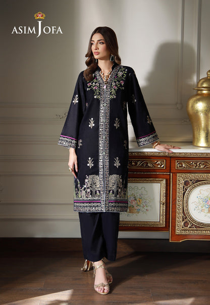 AJVG-11 EMBROIDERED VELVET STITCHED 2PC
