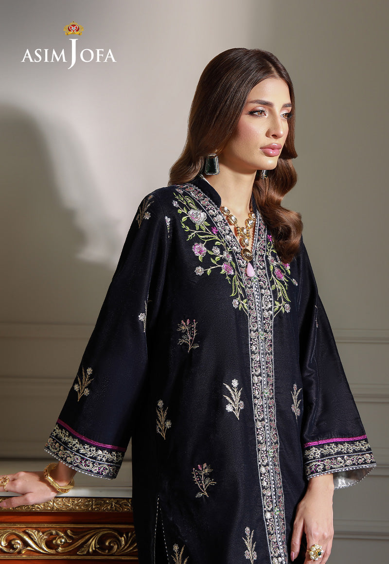 AJVG-11 EMBROIDERED VELVET STITCHED 2PC