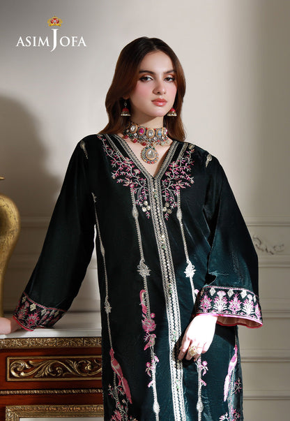 AJVG-05 EMBROIDERED VELVET STITCHED 2PC