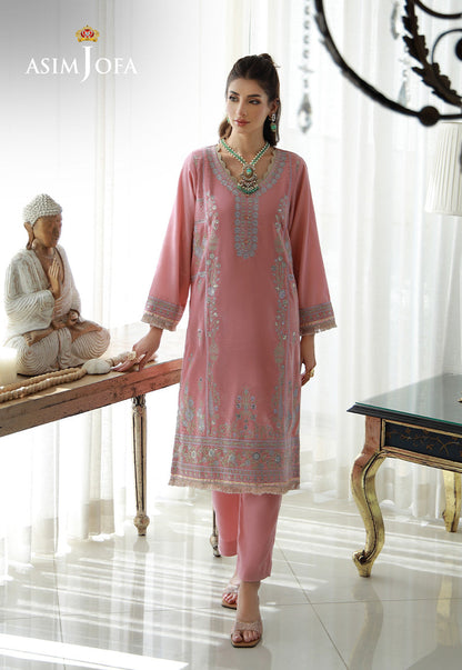 AJVG-12 EMBROIDERED VELVET STITCHED 2PC