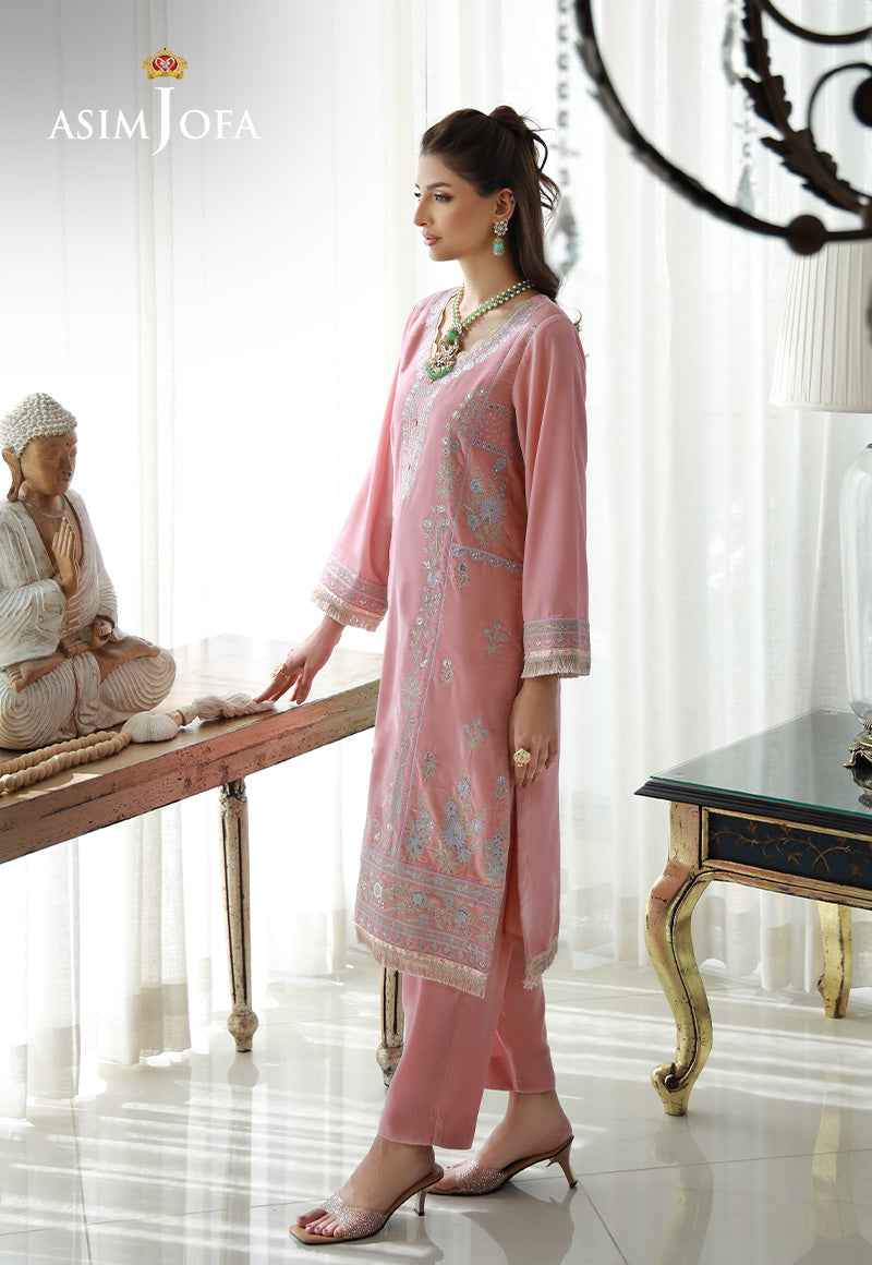 AJVG-12 EMBROIDERED VELVET STITCHED 2PC