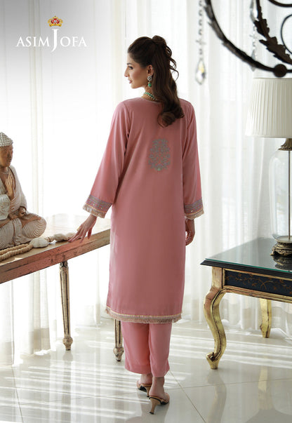 AJVG-12 EMBROIDERED VELVET STITCHED 2PC