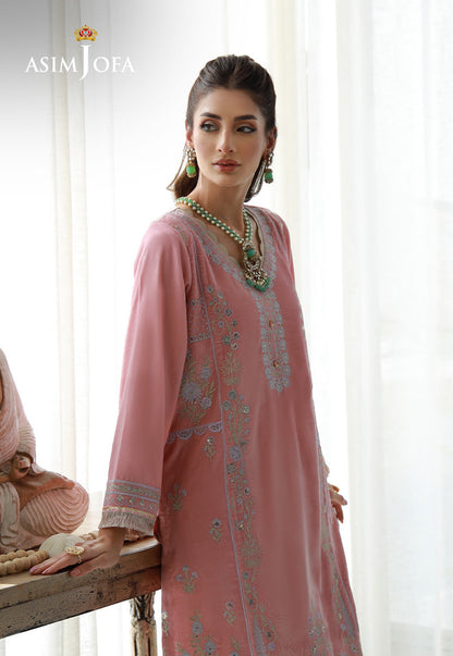 AJVG-12 EMBROIDERED VELVET STITCHED 2PC