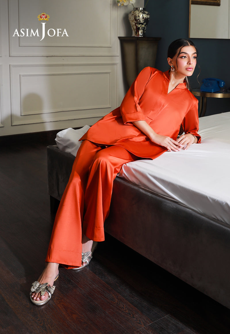 AJLW-08 SATIN SILK 2 PCS