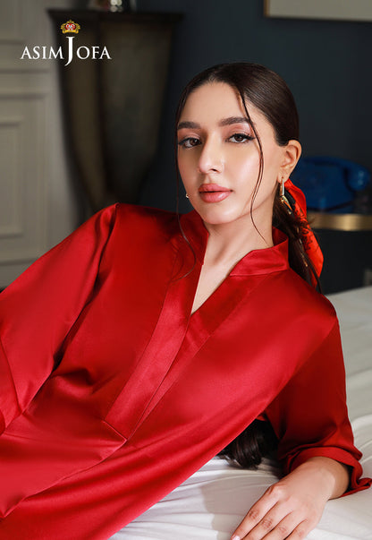 AJLW-09 SATIN SILK 2 PCS