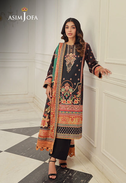 AJUN-15 PRINTED LAWN 3 PCS