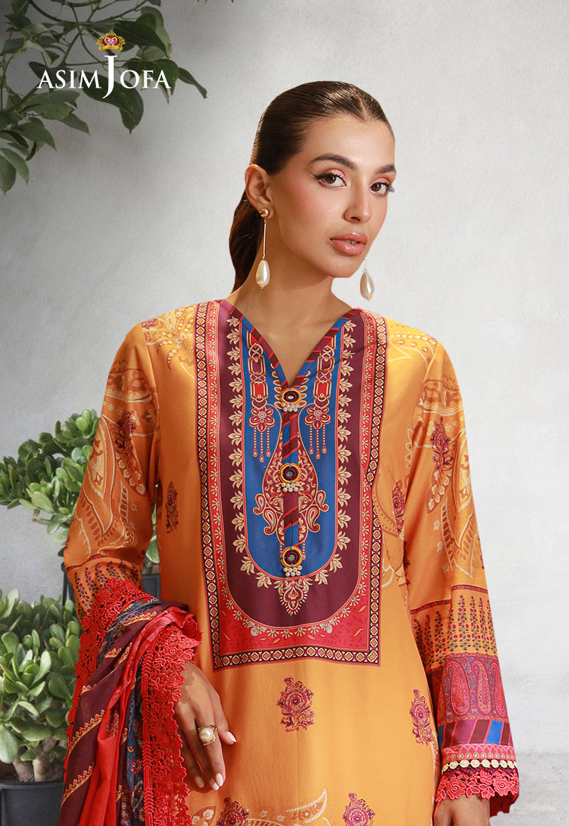 AJUN-09 PRINTED LAWN 3 PCS