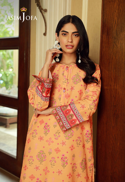 AJSS-07 PRINTED RAW SILK 1PC