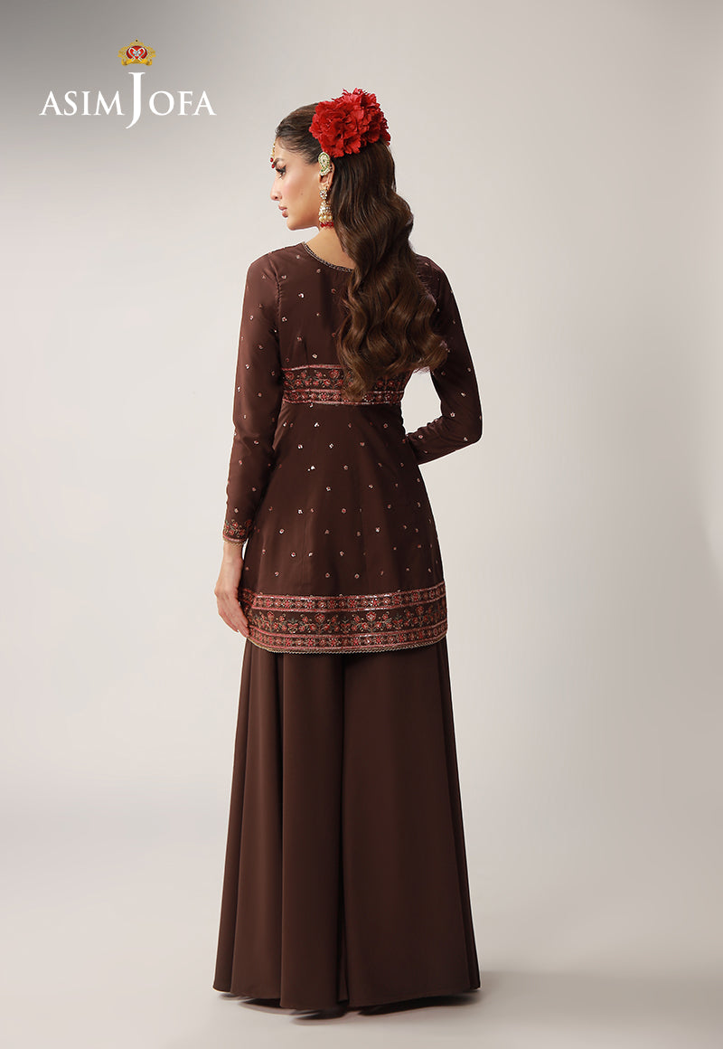 AJULO-07 Embroidered Silk Unstitched 3 Pcs