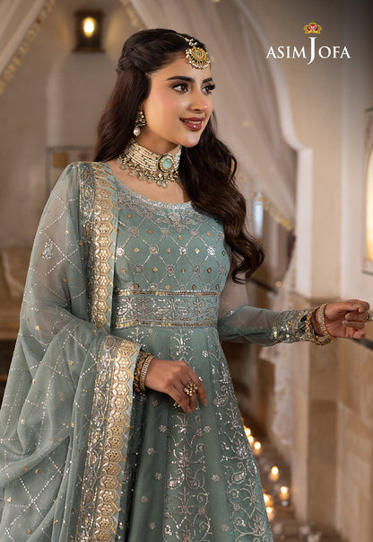 AJSH-14 EMBROIDERED NET 3 PCS