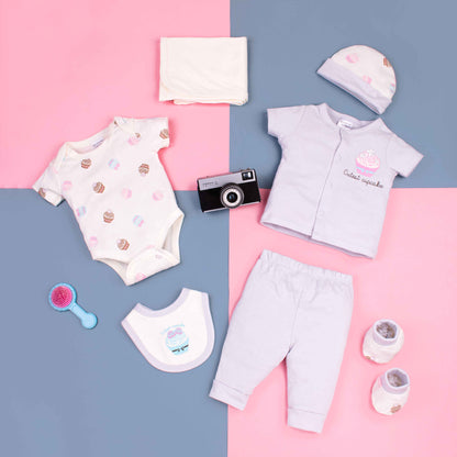 Wonder-Child 7 Piece Starter Set Baby Cutest Cupcake