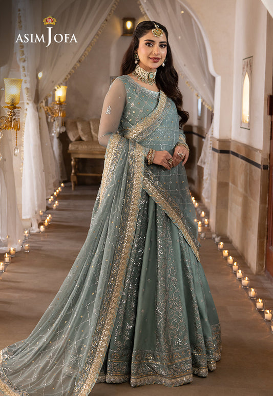 AJSH-14 EMBROIDERED NET 3 PCS