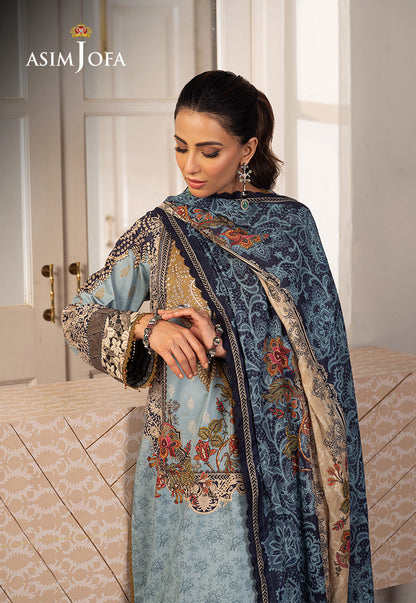 AJARP-27 PRINTED LAWN STITCHED 3 PCS