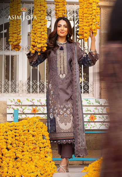 AJARP-07 EMBROIDERED JACQUARD STITCHED 3 PCS
