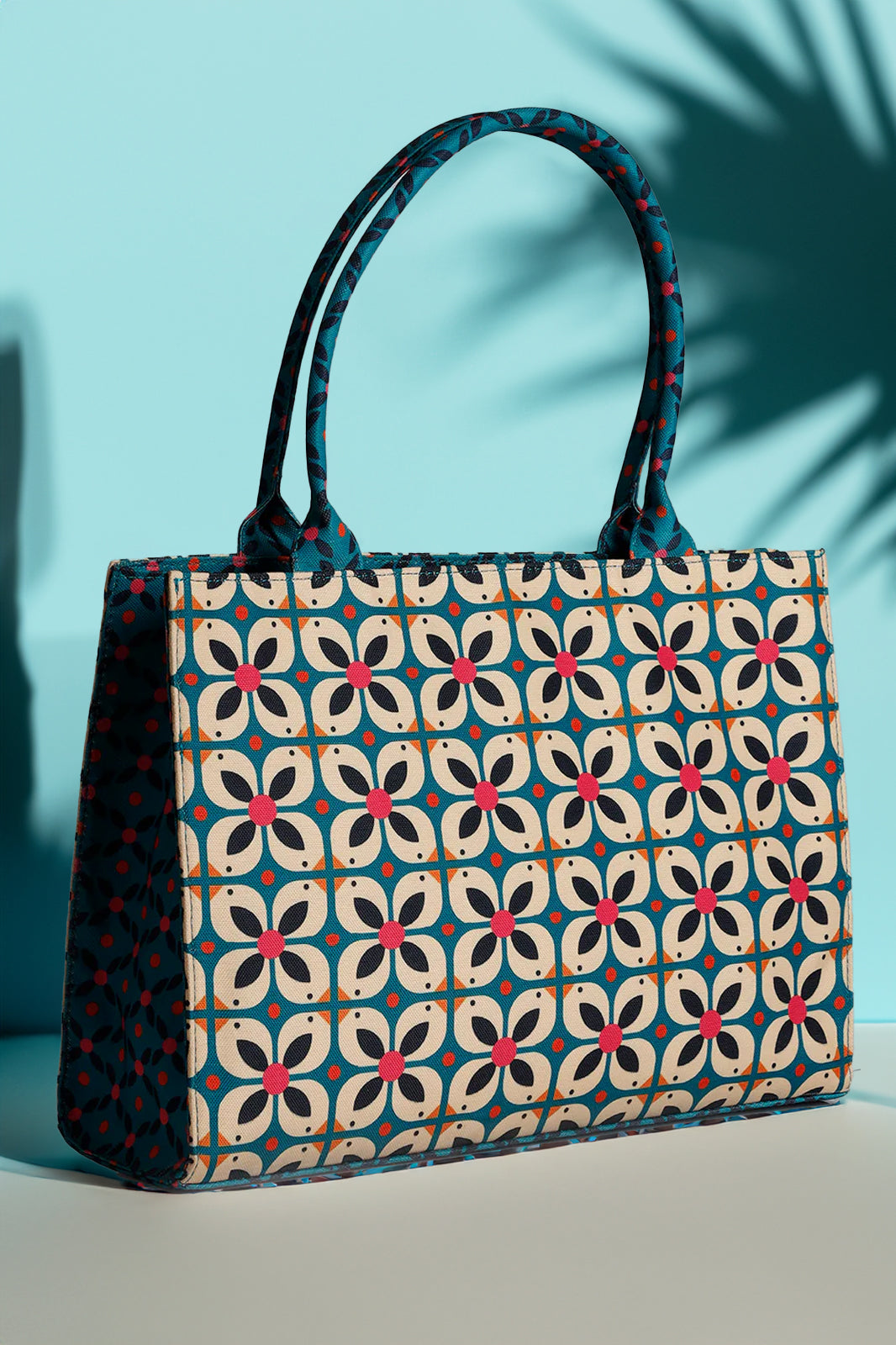 Trendy canvas tote bag for women