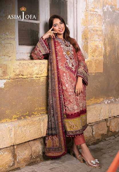 AJARP-17 PRINTED LAWN STITCHED 3 PCS